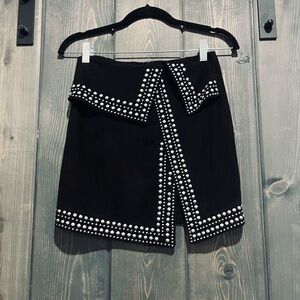 Vocal Black Mini Skirt